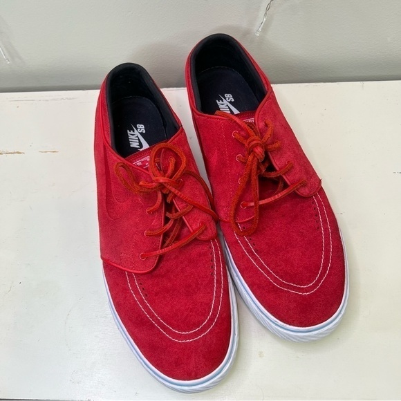 Nike Other - Nike SB Nike Zoom Stefan Janoski SB Sport Red/Sport
Red Blue Chill Skate Shoes.